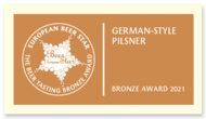 Ketterer Pils ausgezeichnet bei der European Beer Challenge 2021 mit dem Bronze Award