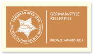 Ketterer Zwickel-Pils ausgezeichnet bei der European Beer Challenge 2021 mit dem Bronze Award