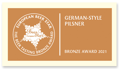 Ketterer Pils ausgezeichnet bei der European Beer Challenge 2021 mit dem Bronze Award