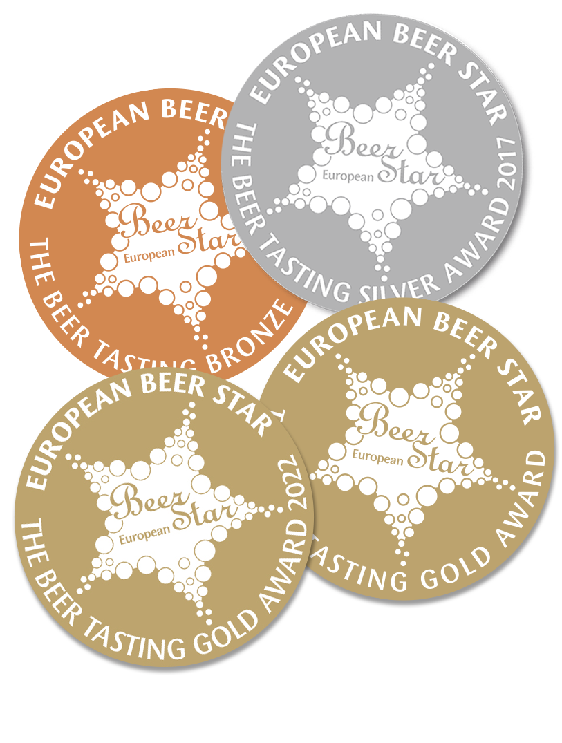 European Beer Star Silber-Medaille und Gold-Medaille Ketterer Zwickel-Pils, European Beer Star Bronze-Medaille und Gold-Medaille für das Ketterer Pils